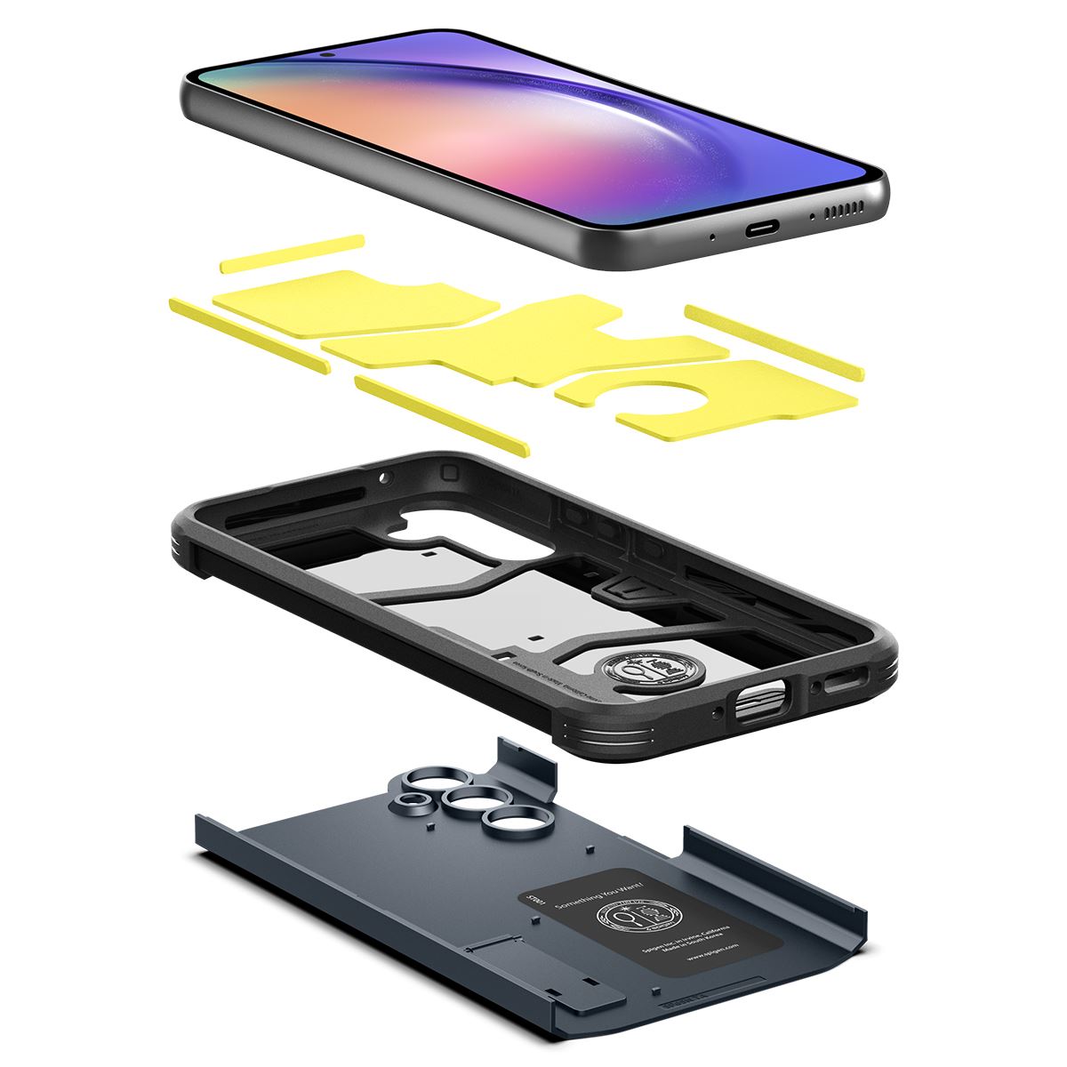 Spigen Tough Armor, metal slate - Samsung Galaxy A54 5G (7)