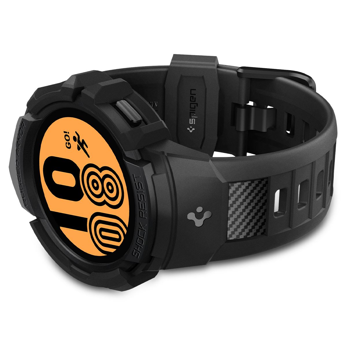 Spigen Rugged Armor Pro, black - Samsung Galaxy Watch5/Watch4 44mm (11)