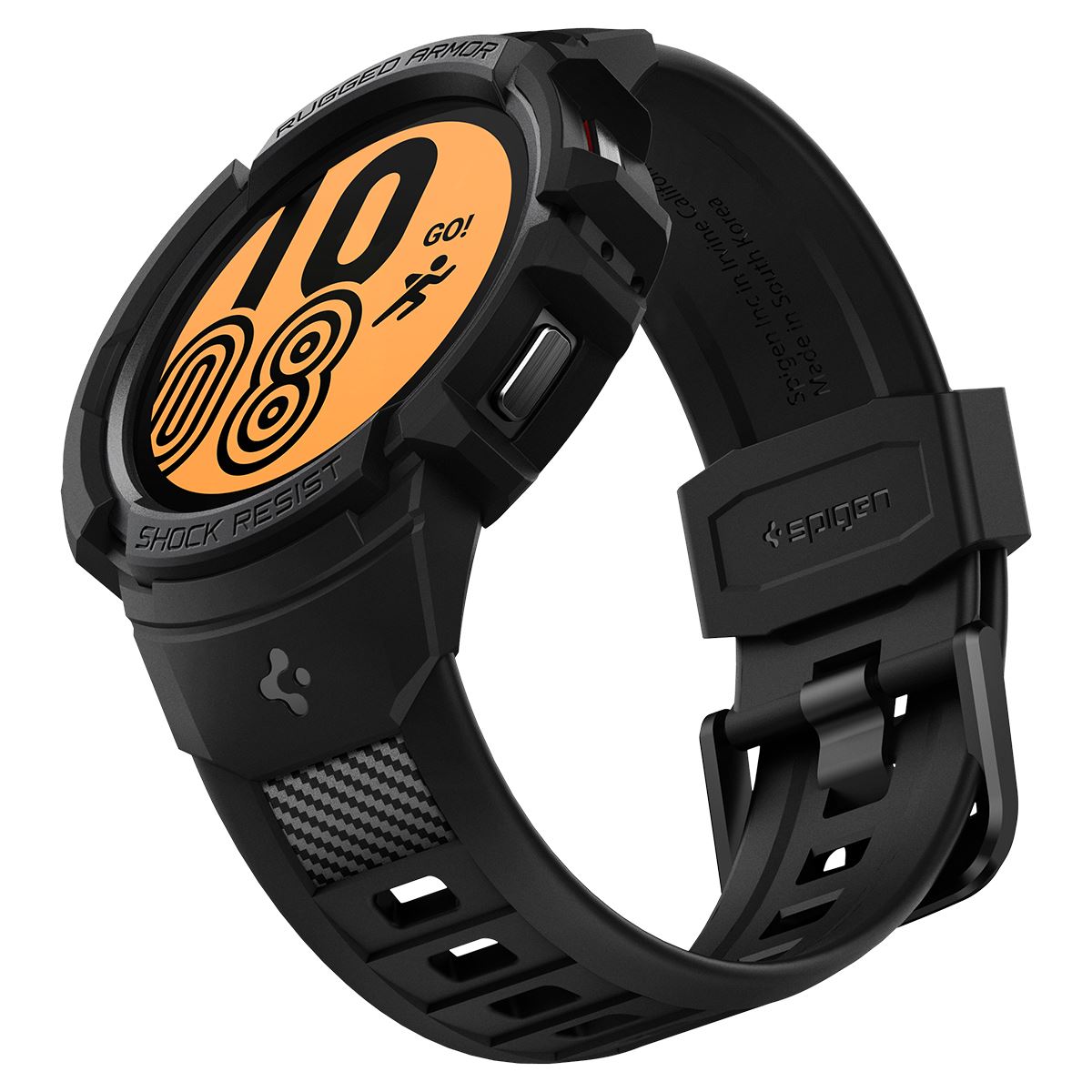Spigen Rugged Armor Pro, black - Samsung Galaxy Watch5/Watch4 44mm (2)