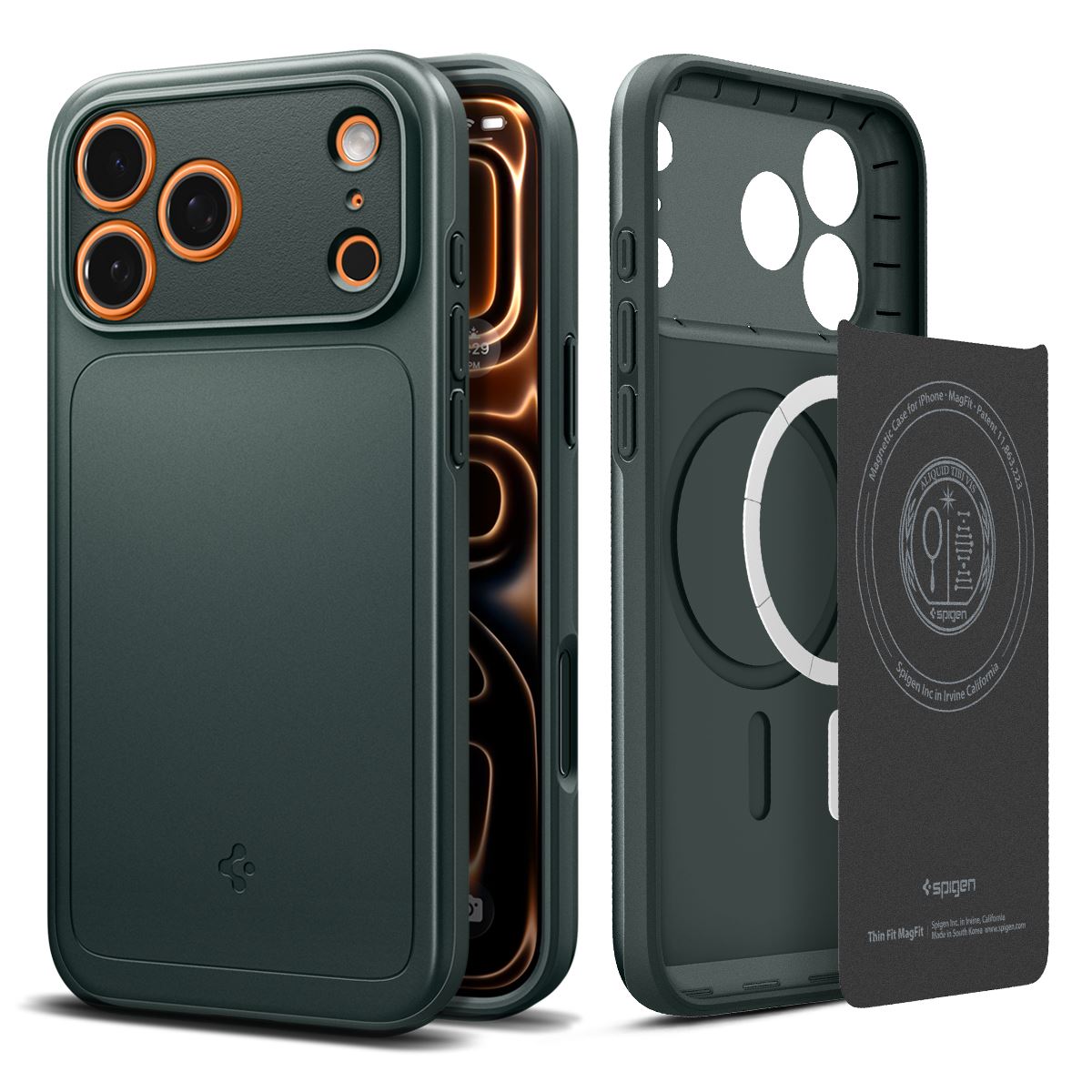 Spigen Thin Fit MagSafe, abyss green - iPhone 18 Pro Max/17 Pro Max (3)