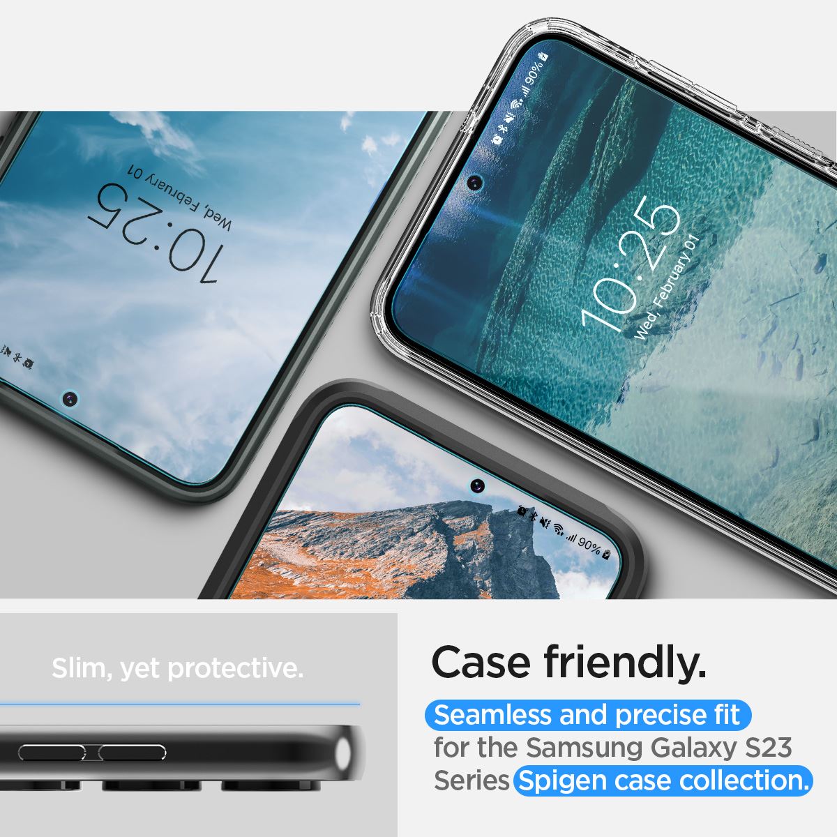 Spigen Film Neo Flex Solid 2 Pack - Samsung Galaxy S23+ (14)