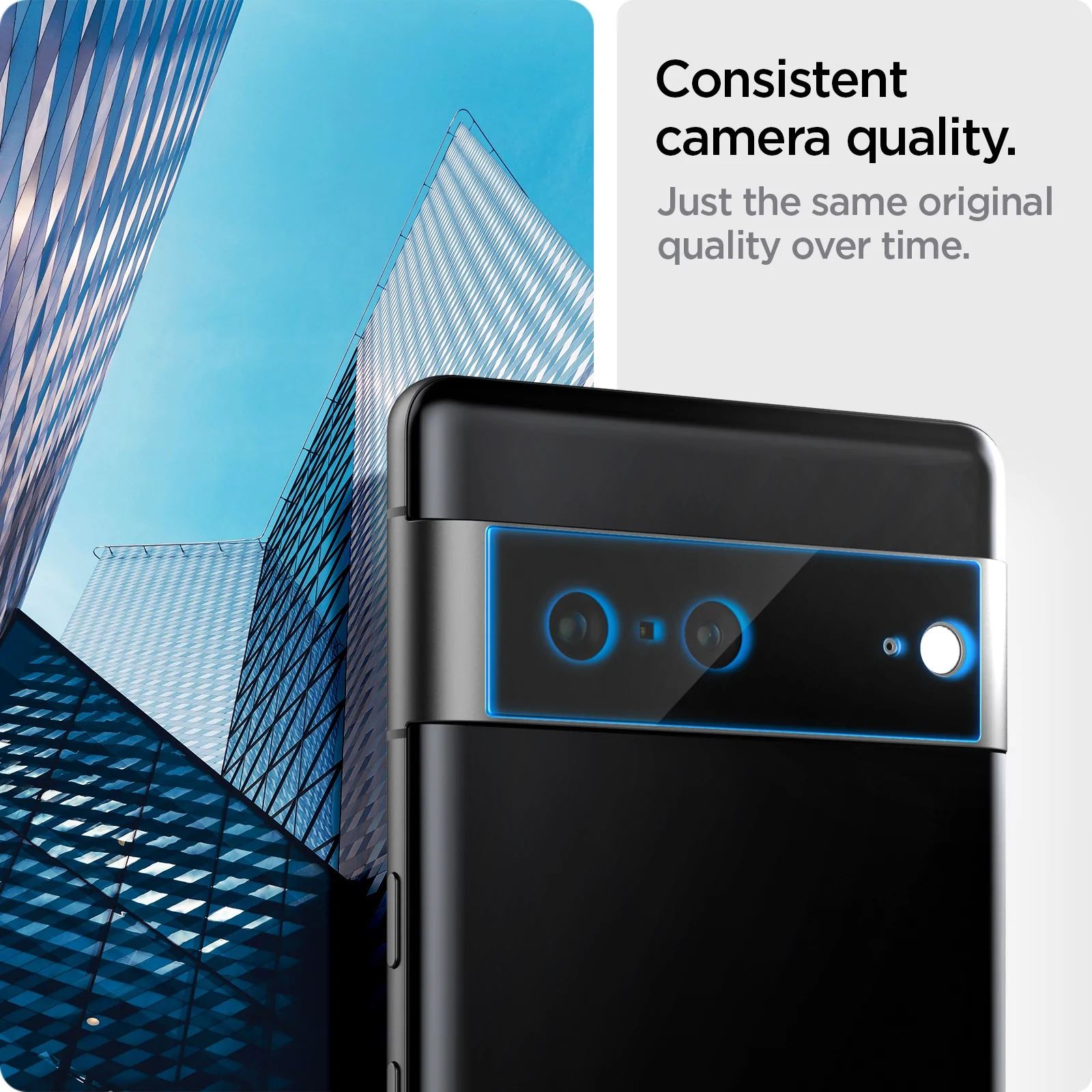 Spigen Glass Optik 2 Pack, black - Google Pixel 7 (7)