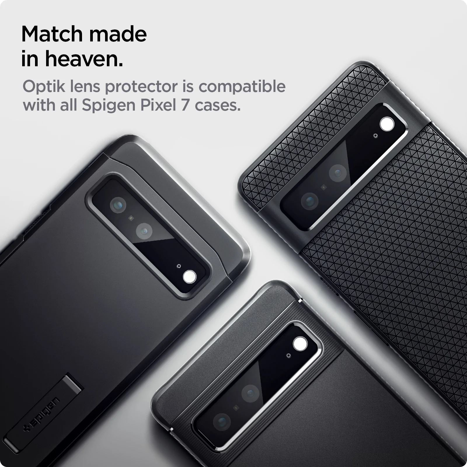 Spigen Glass Optik 2 Pack, black - Google Pixel 7 (9)