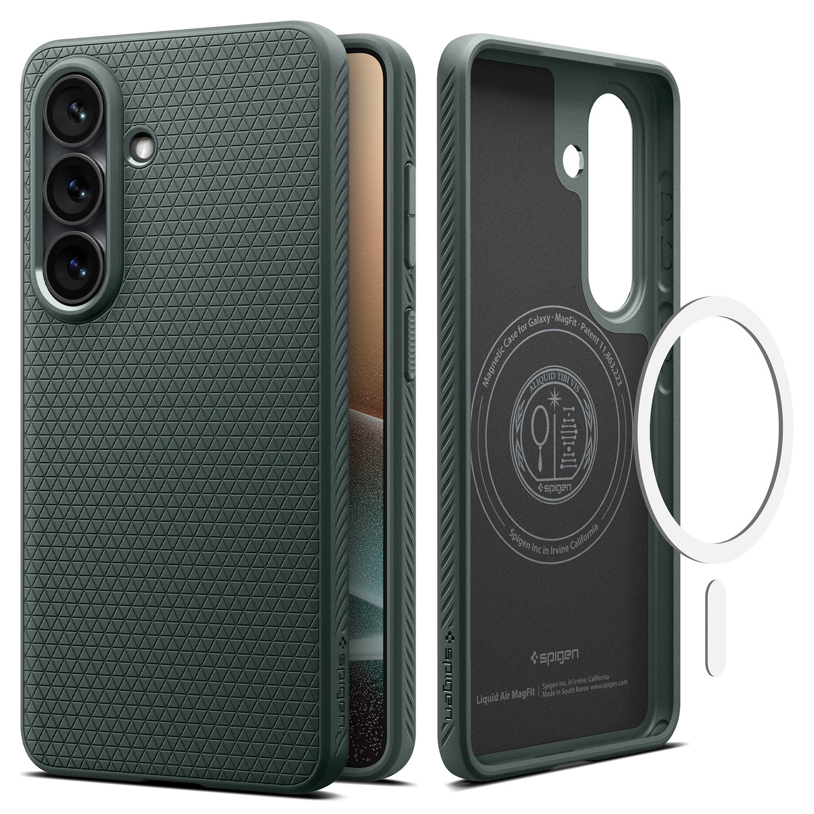 Spigen Liquid Air MagSafe, abyss green - Samsung Galaxy S26+ (1)