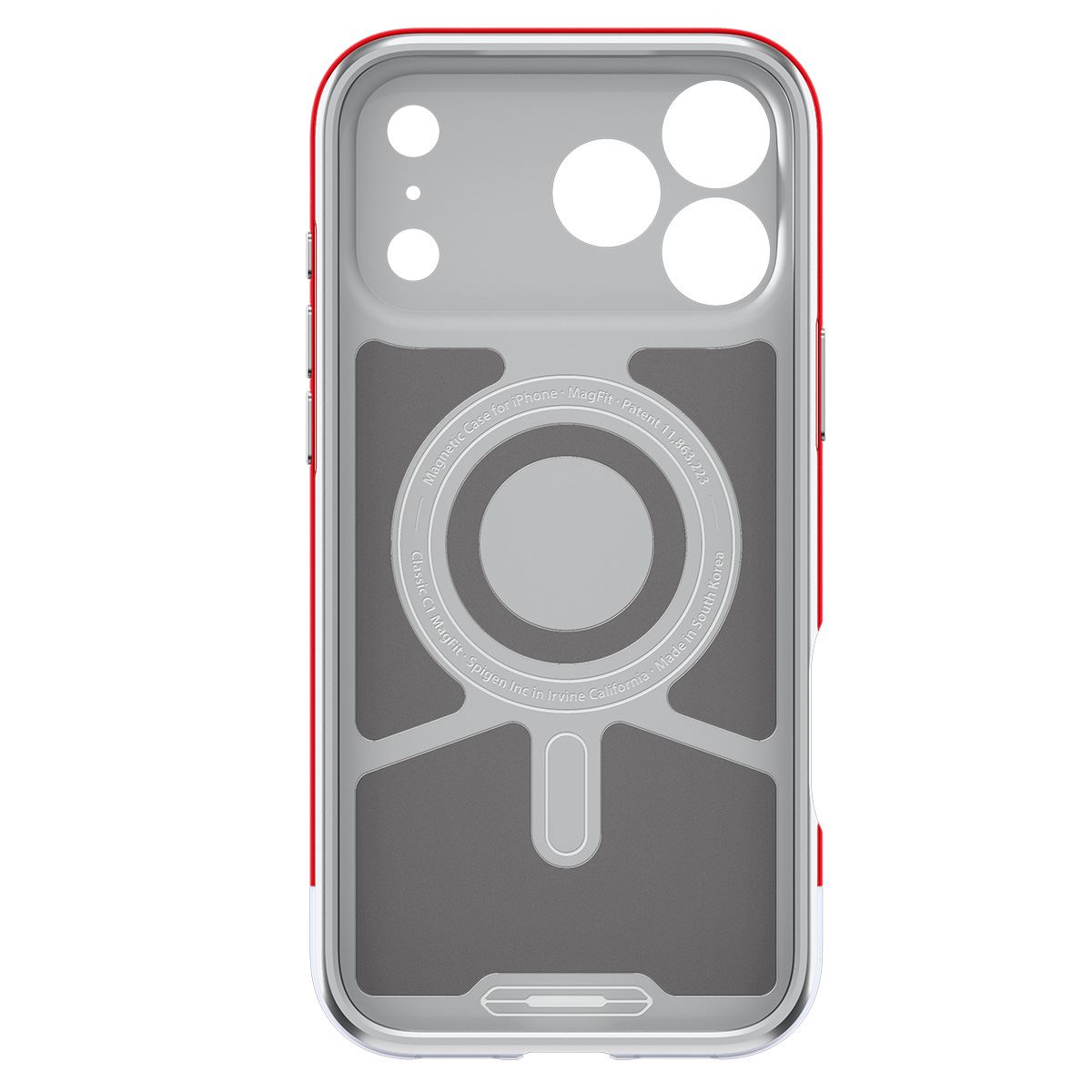 Spigen Classic C1 MagSafe, ruby - iPhone 17 Pro Max (3)
