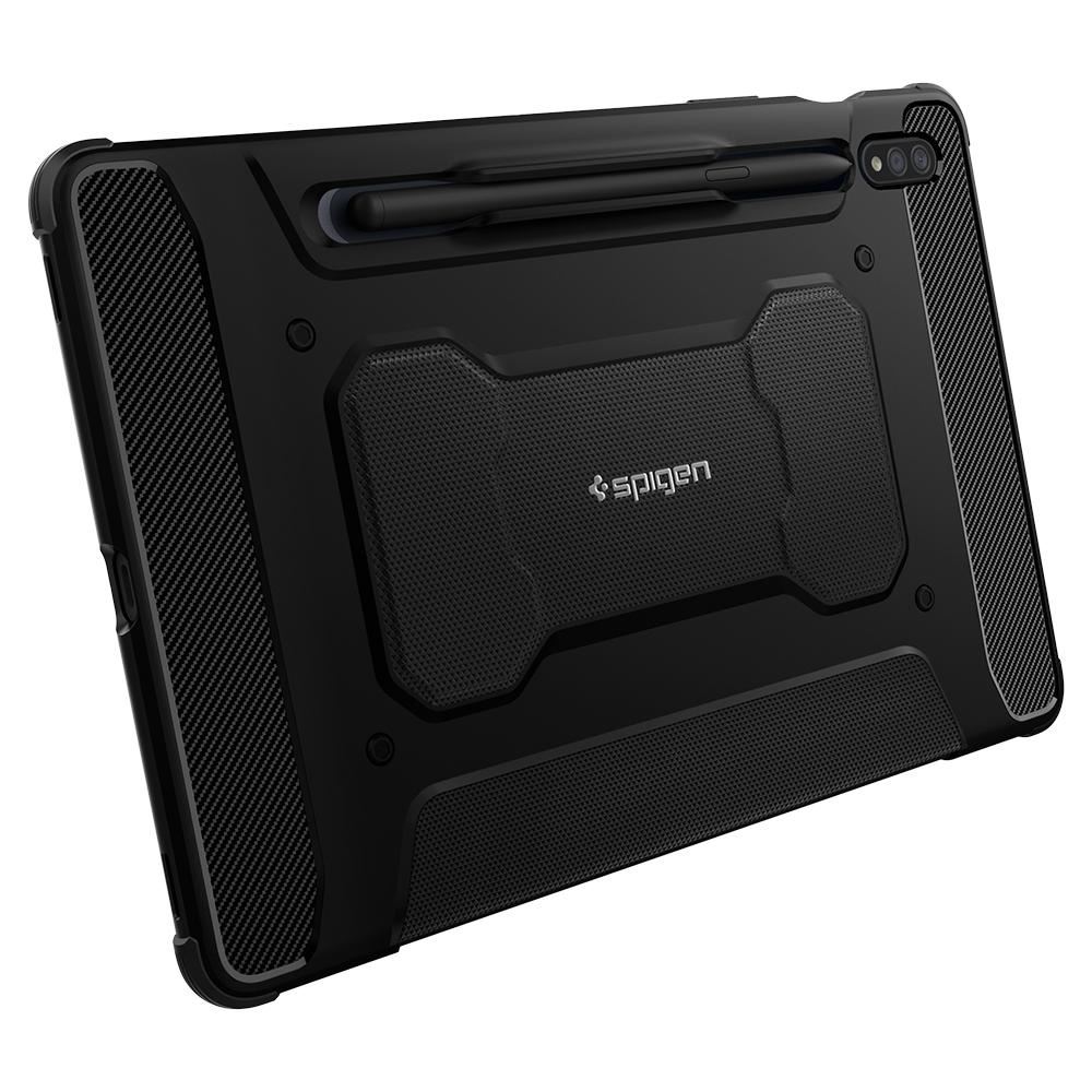Spigen Rugged Armor Pro, black - Samsung Galaxy Tab S7/S8 (4)
