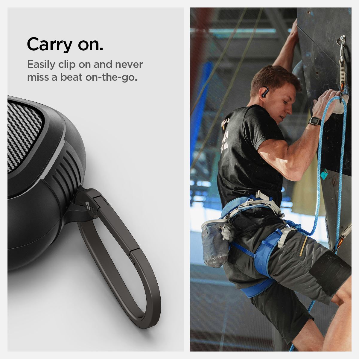 Spigen Rugged Armor, matte black - Apple Powerbeats Pro 2 (15)