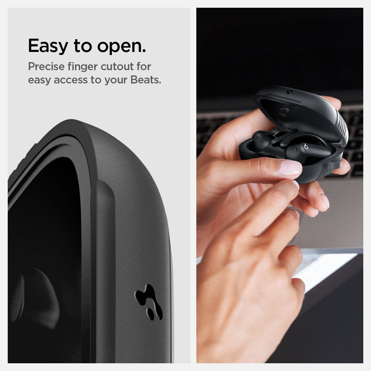 Spigen Rugged Armor, matte black - Apple Powerbeats Pro 2 (17)