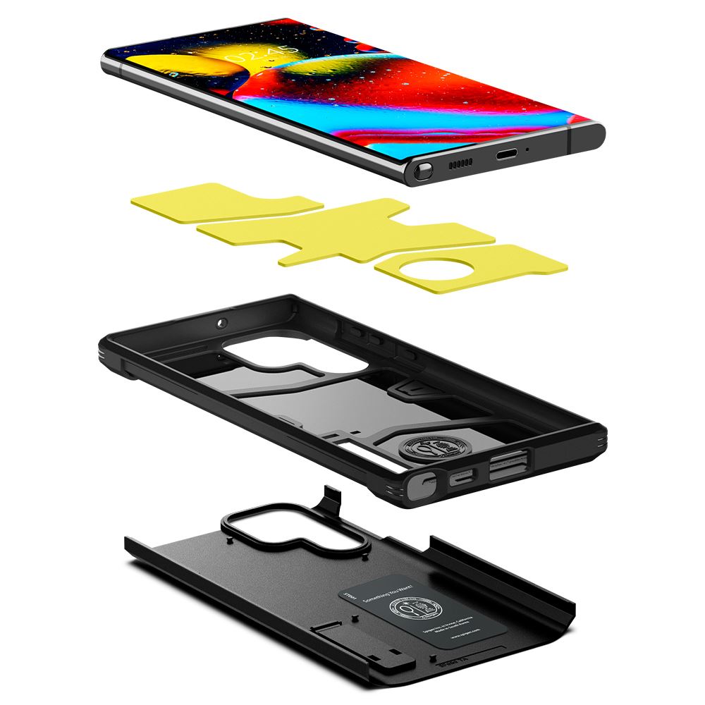 Spigen Tough Armor, black - Samsung Galaxy S22 Ultra (7)