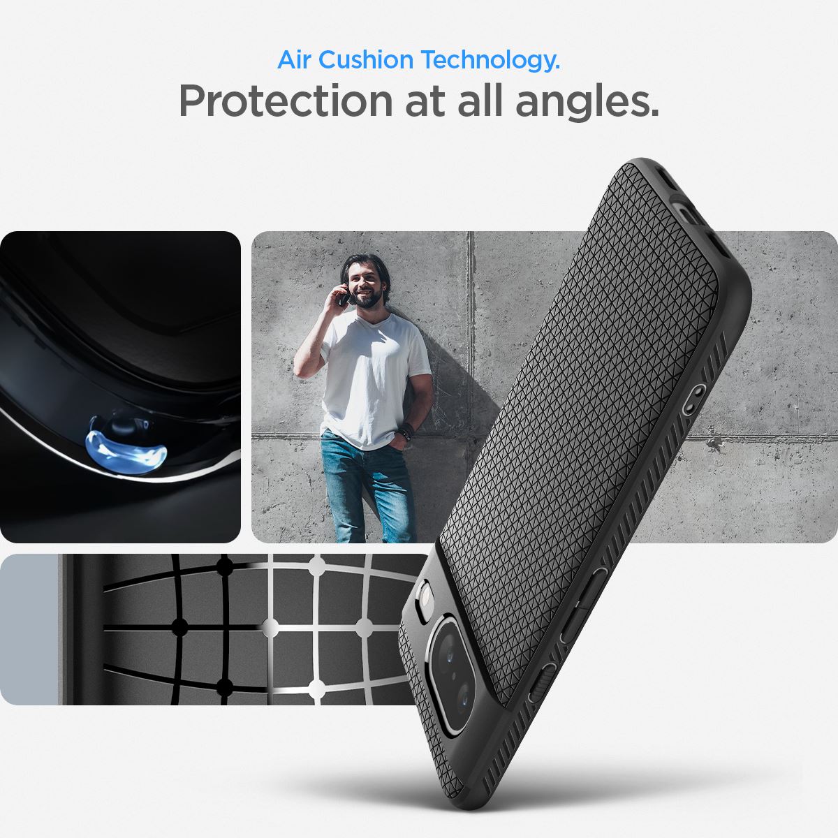 Spigen Liquid Air, matte black - Google Pixel 8 (16)