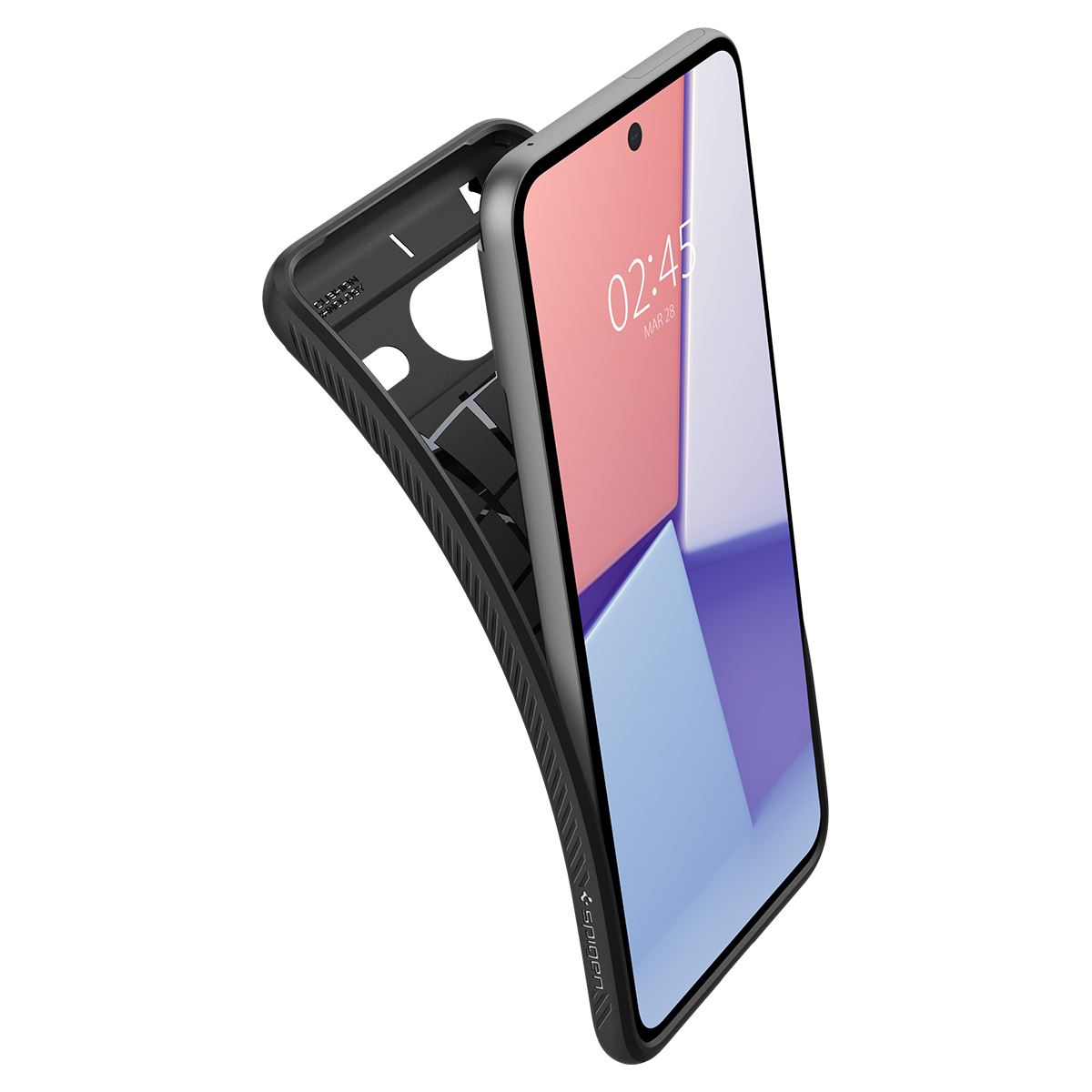 Spigen Liquid Air, matte black - Google Pixel 8 (7)