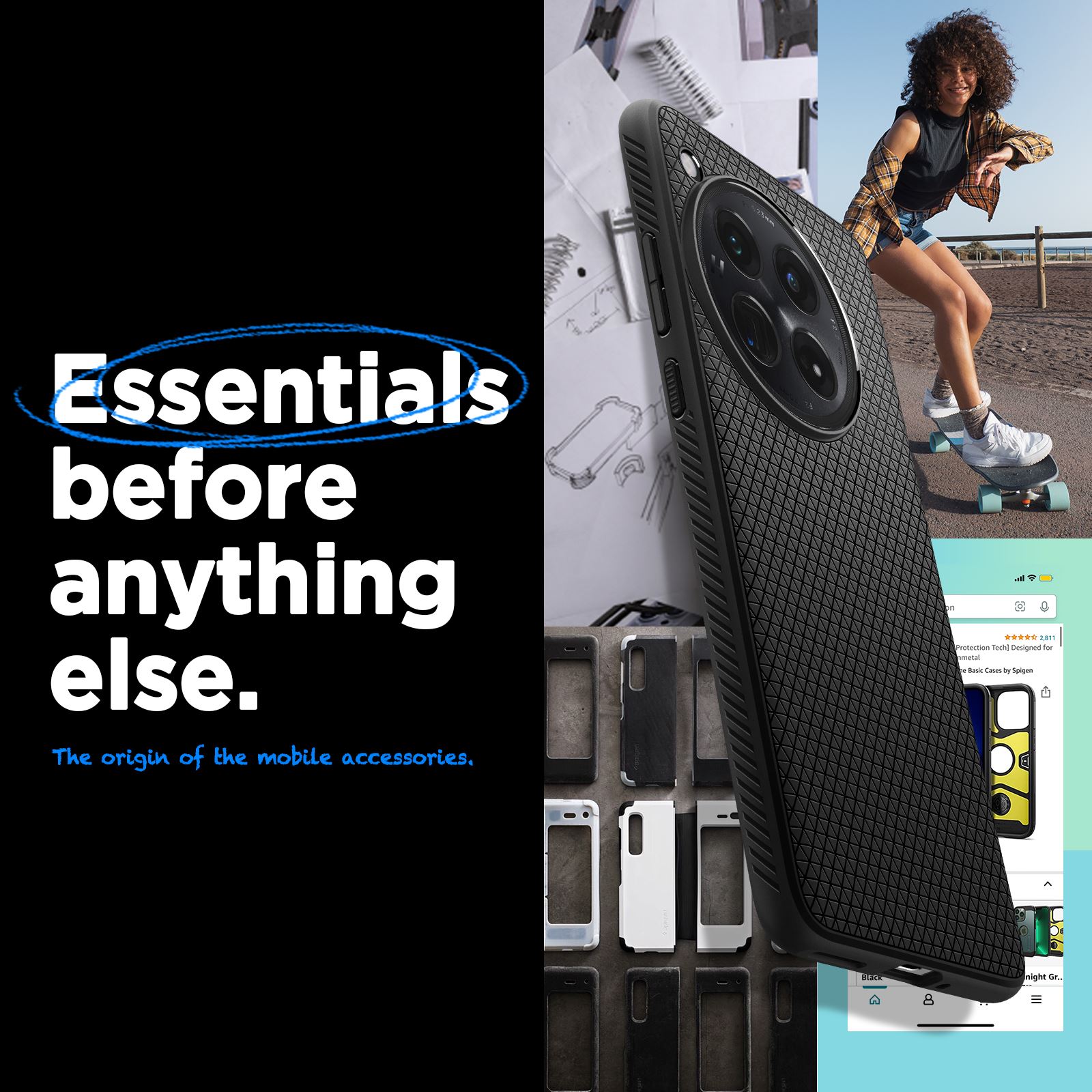 Spigen Liquid Air, matte black - OnePlus 12 (14)