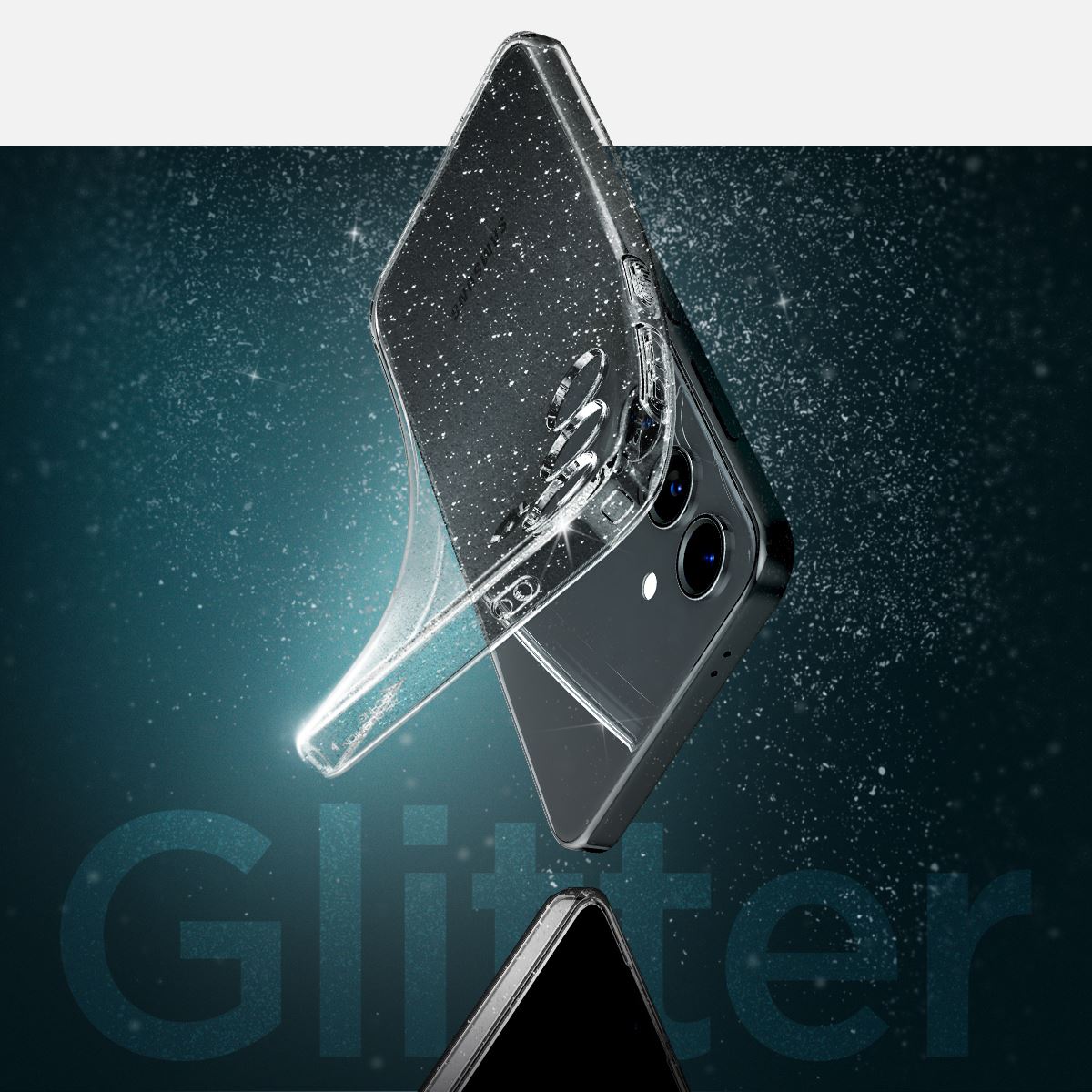 Spigen Liquid Crystal Glitter, crystal quartz - Samsung Galaxy S24+ (12)