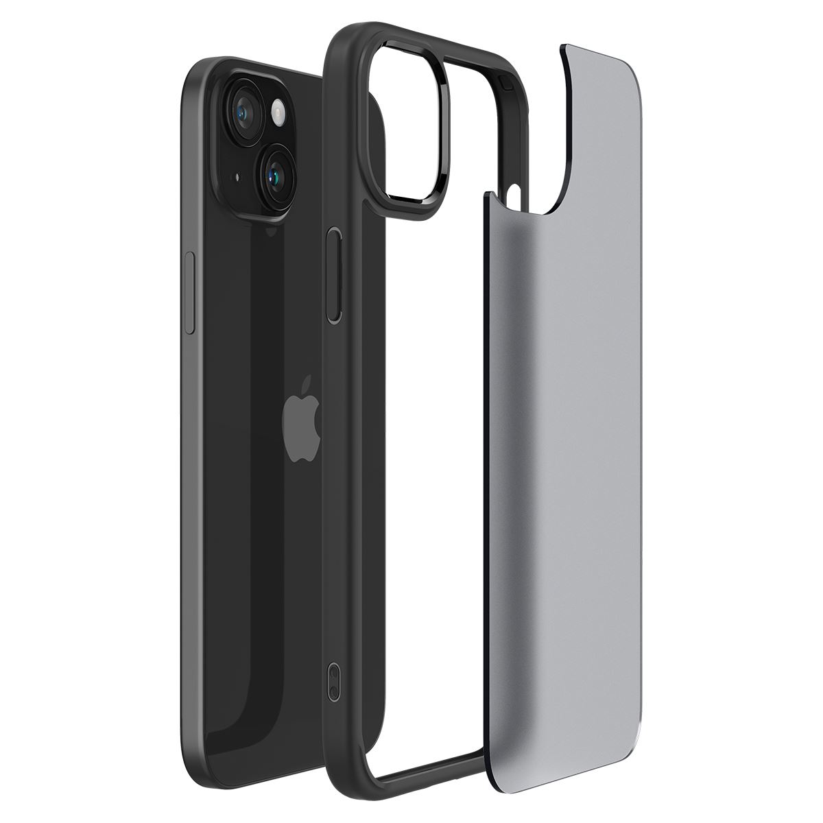 Spigen Ultra Hybrid, frost black - iPhone 15 Plus (8)