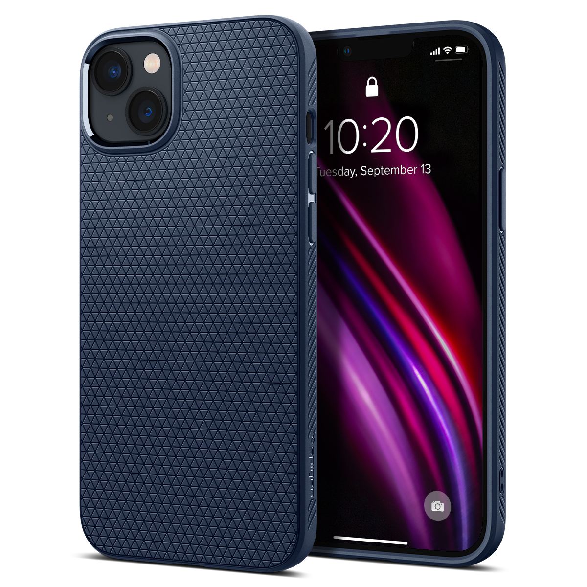 Spigen Liquid Air, navy blue - iPhone 14 Plus (1)