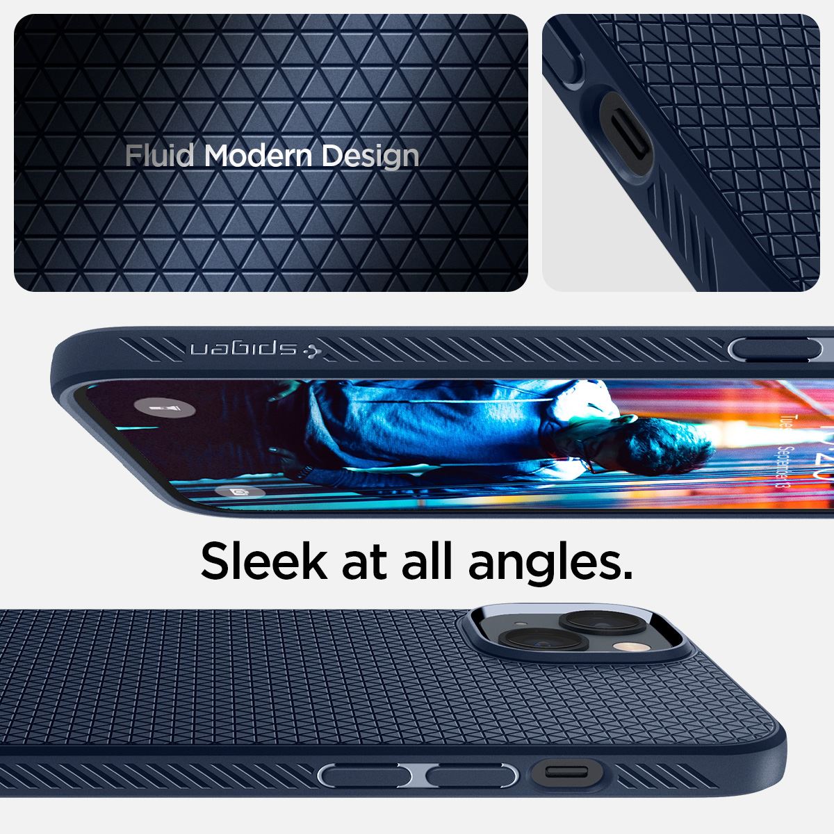 Spigen Liquid Air, navy blue - iPhone 14 Plus (12)