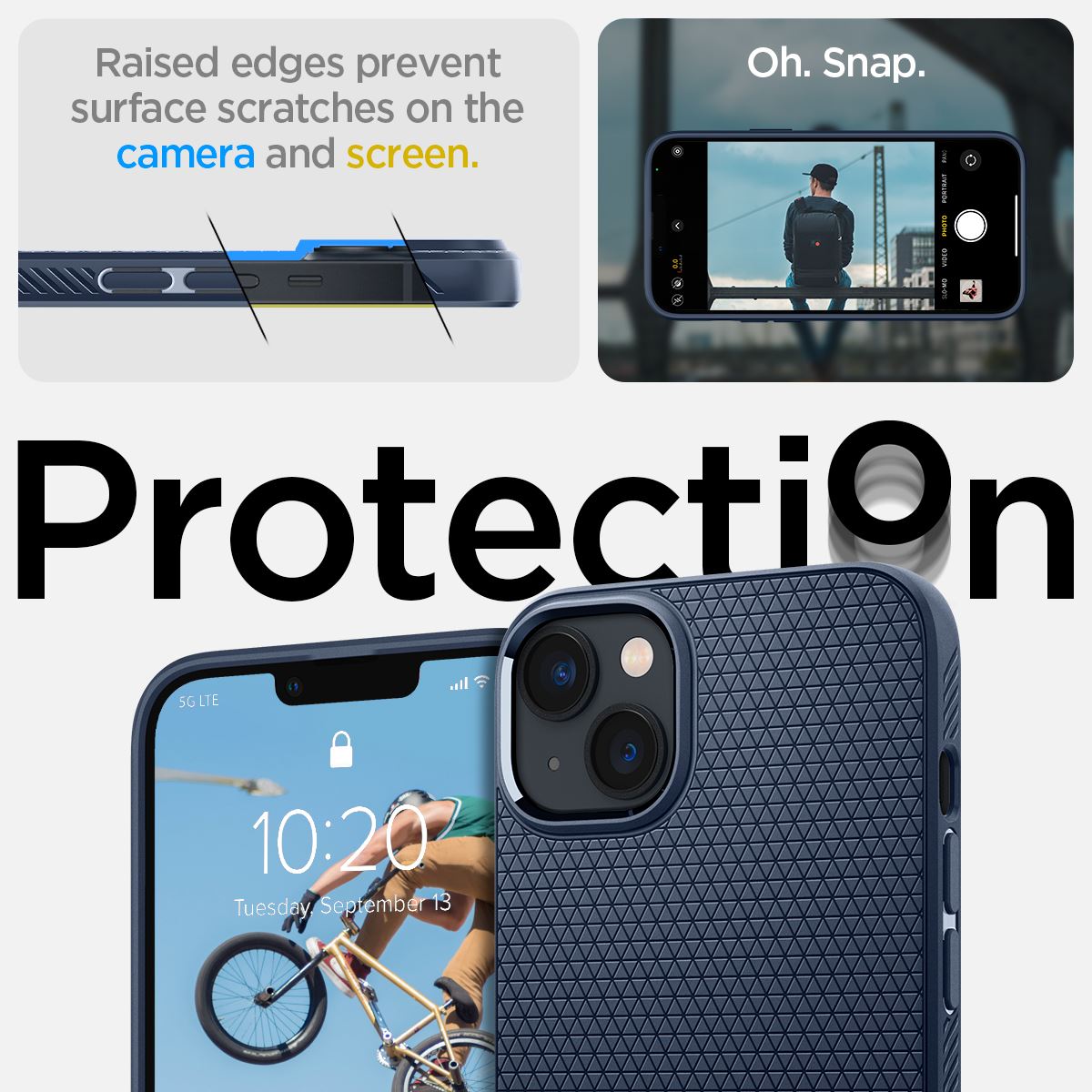 Spigen Liquid Air, navy blue - iPhone 14 Plus (14)