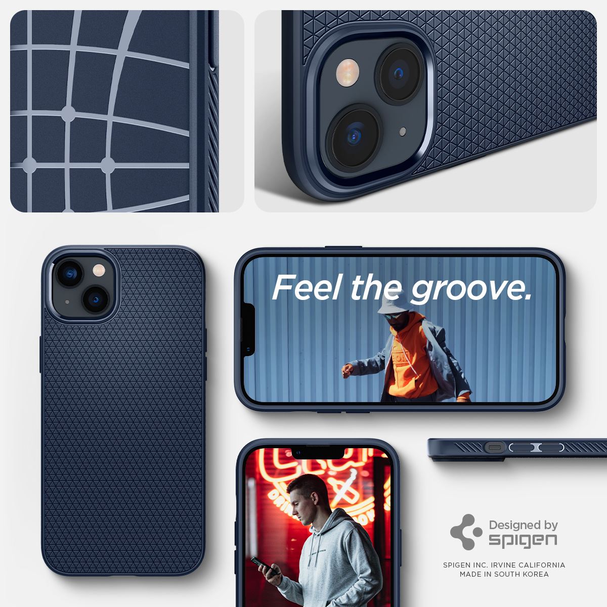 Spigen Liquid Air, navy blue - iPhone 14 Plus (16)
