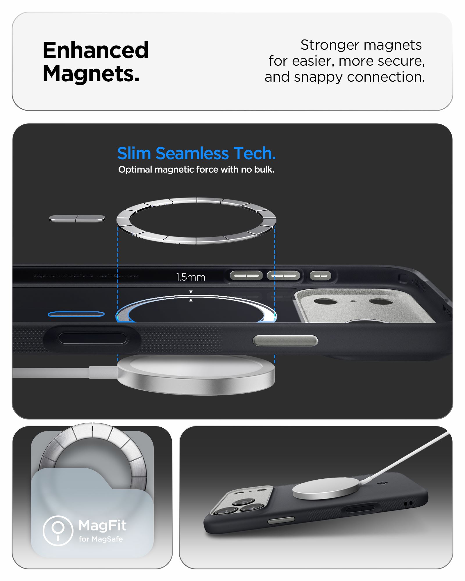 Spigen Nano Pop MagSafe, black sesame - iPhone 17 Pro (11)