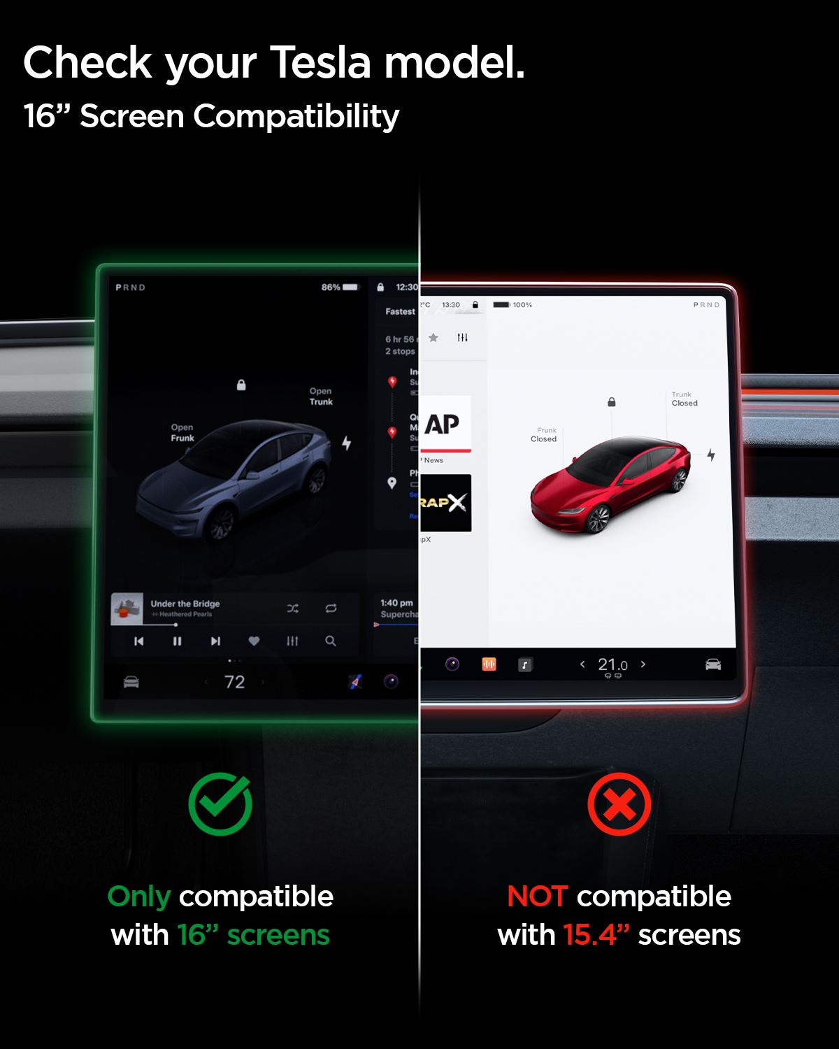 Spigen Tesla EZ Fit Anti Glare Matte FC, black - Tesla Model Y L 2026 (12)