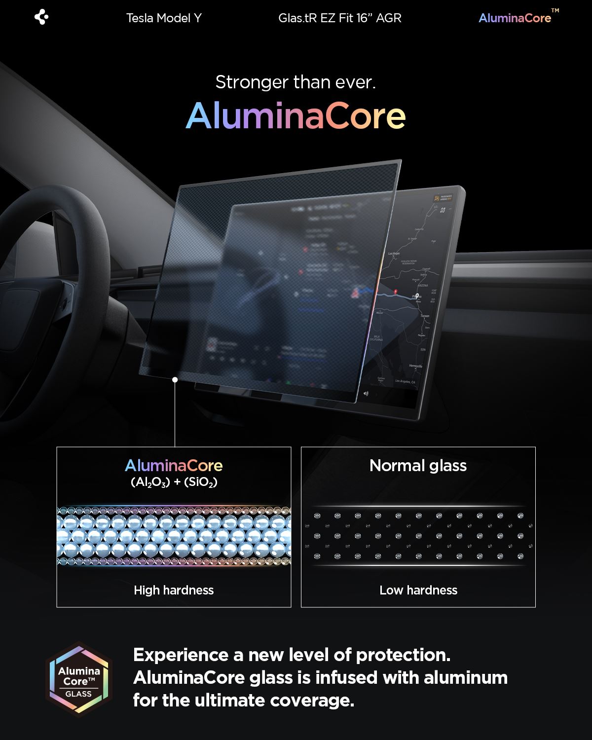 Spigen Tesla EZ Fit Anti Glare Matte FC, black - Tesla Model Y L 2026 (13)