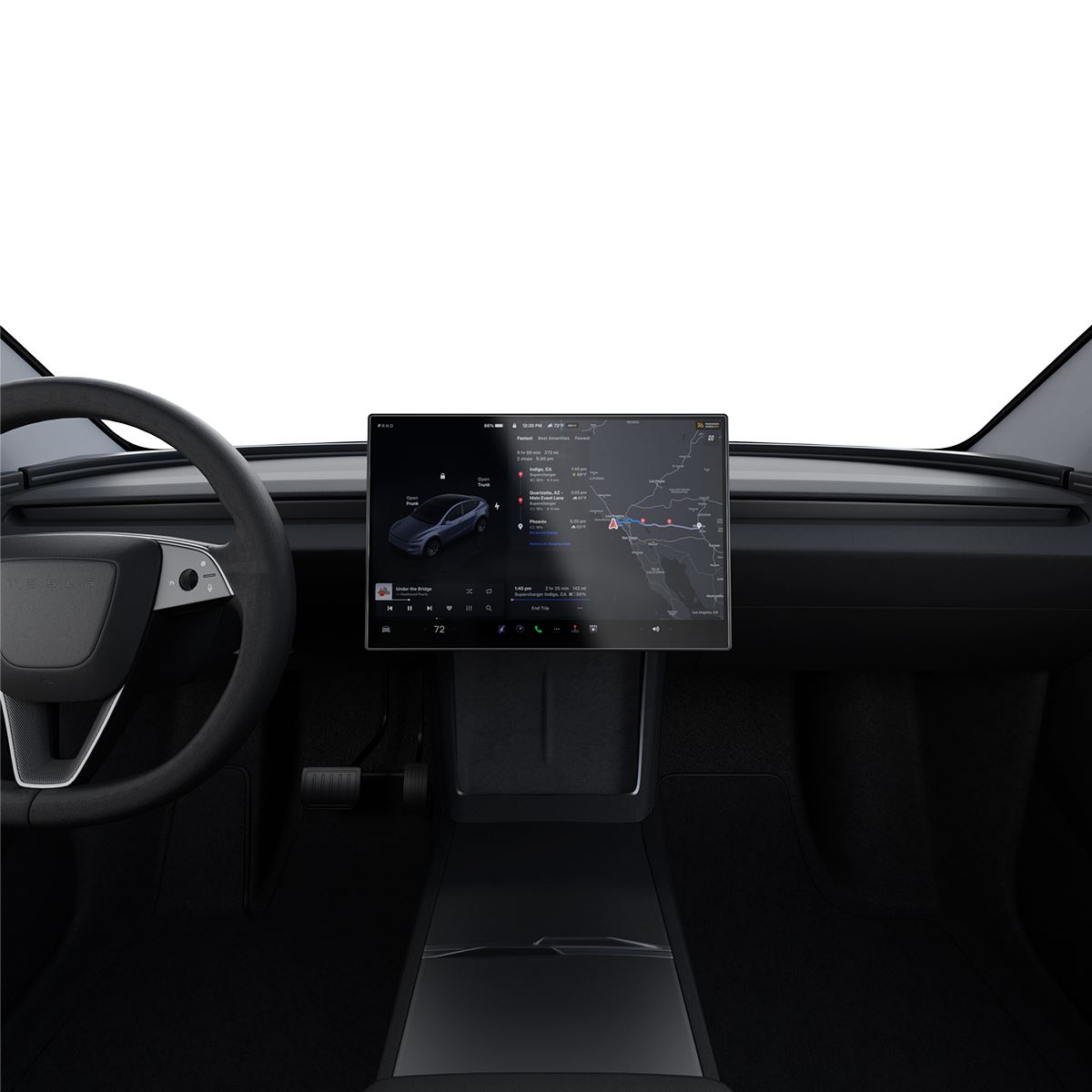 Spigen Tesla EZ Fit Anti Glare Matte FC, black - Tesla Model Y L 2026 (9)