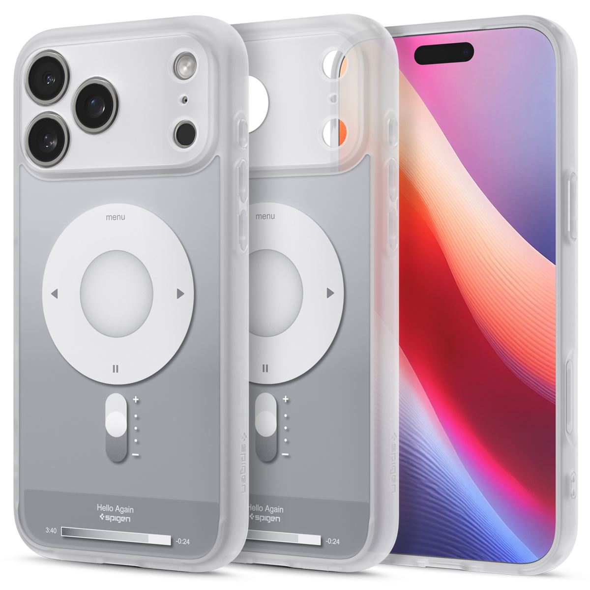 Spigen Ultra Hybrid MagSafe, classic silver - iPhone 17 Pro Max (1)