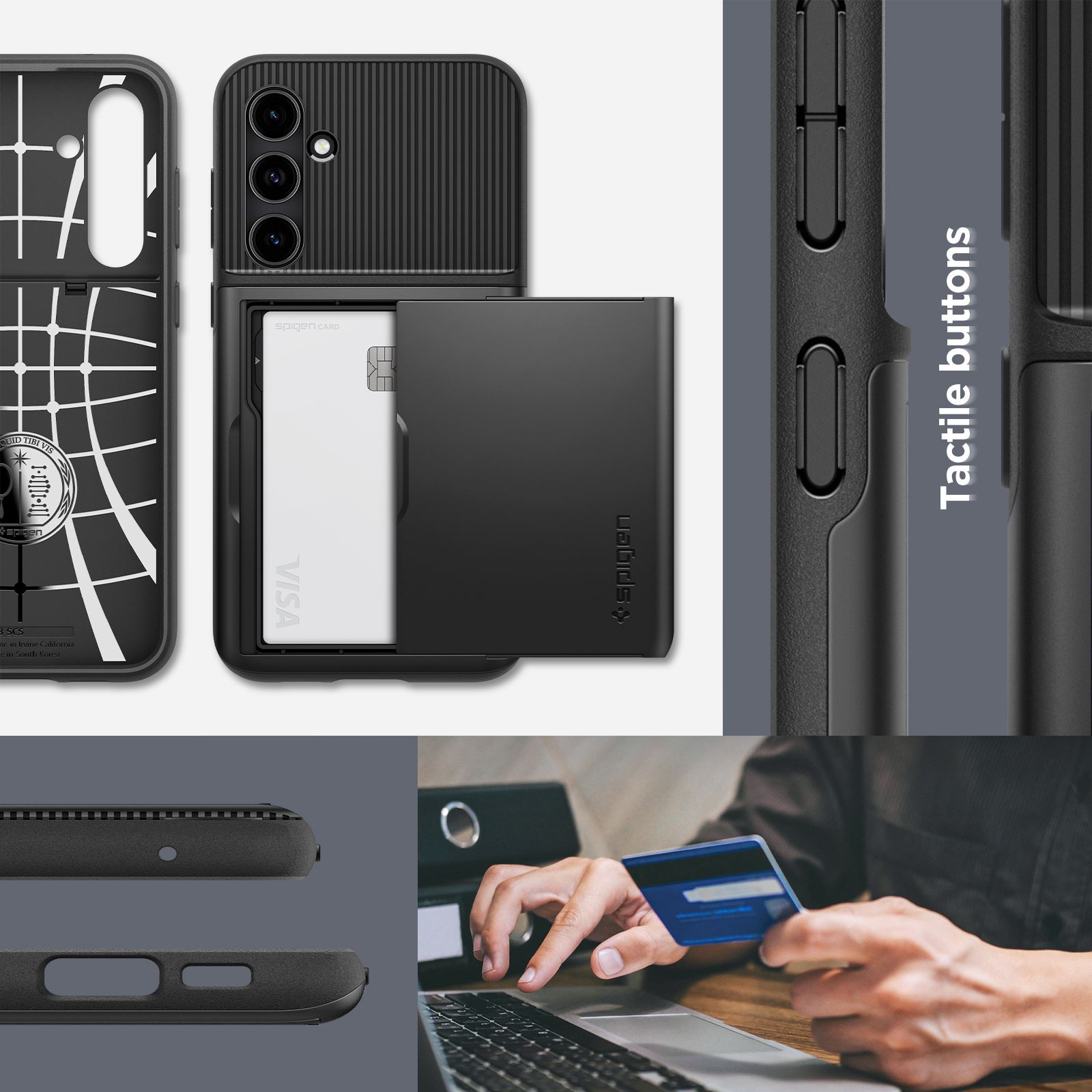 Spigen Slim Armor CS, black - Samsung Galaxy S23 FE (17)