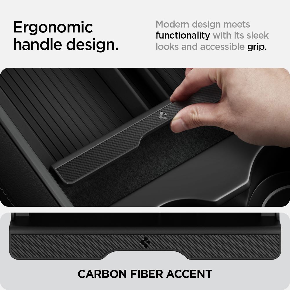 Spigen Tesla Center Console Organizer, black - Model Y/3 (6)