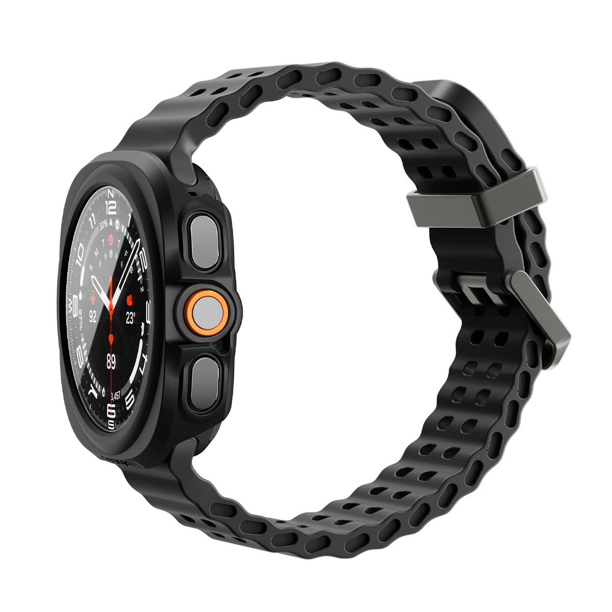 Spigen Thin Fit 360, black - Samsung Galaxy Watch Ultra 2 47mm (12)