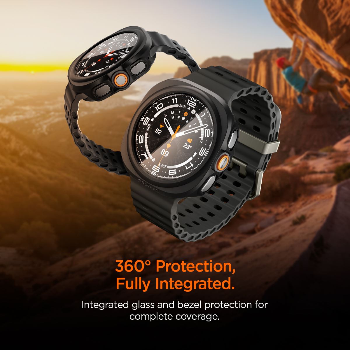 Spigen Thin Fit 360, black - Samsung Galaxy Watch Ultra 2 47mm (14)