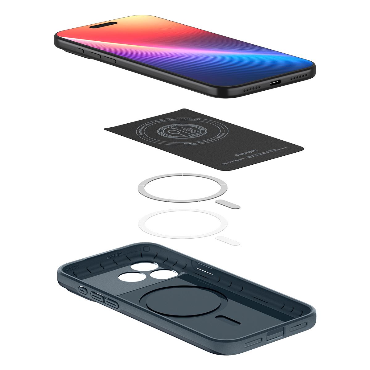 Spigen Thin Fit MagSafe, metal slate - iPhone 17 Pro Max (8)