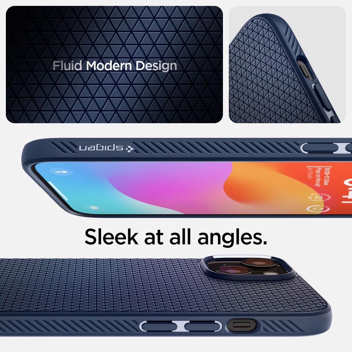 Spigen Liquid Air, navy blue - iPhone 15 (15)