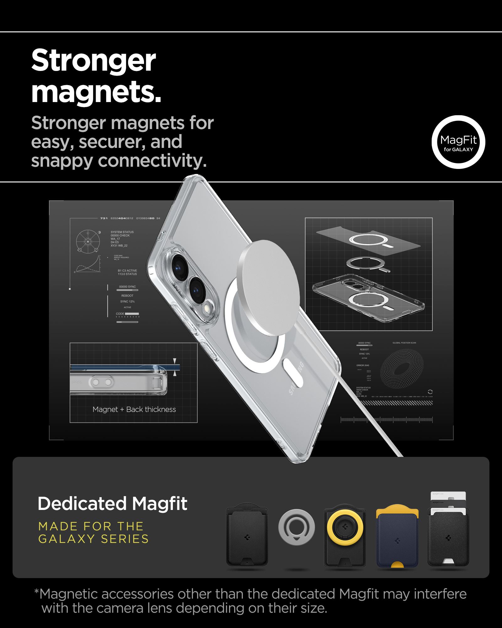 Spigen Ultra Hybrid MagSafe, clear white - Samsung Galaxy S25 Edge (12)