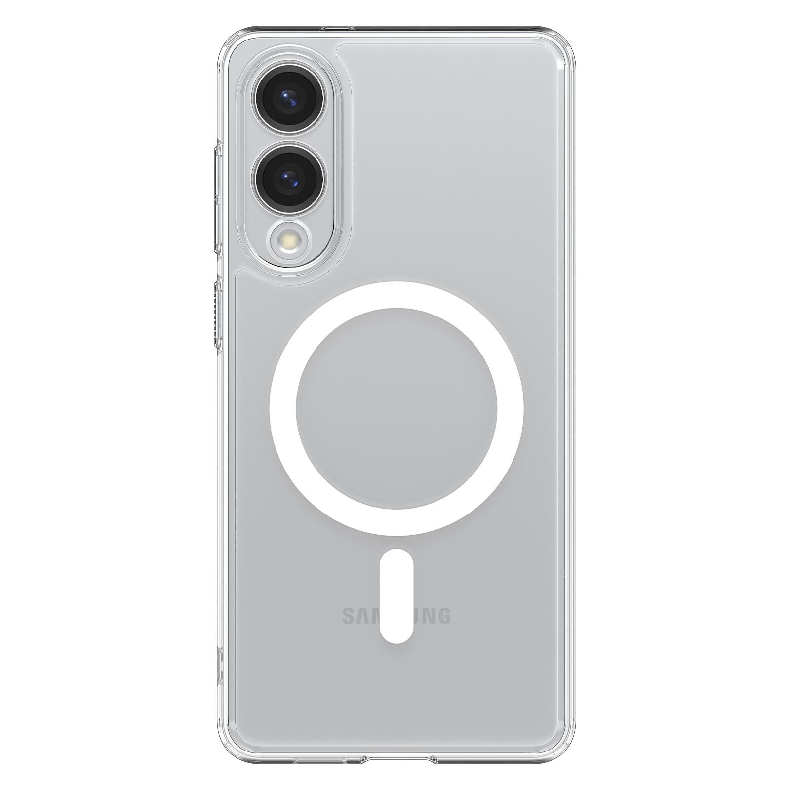 Spigen Ultra Hybrid MagSafe, clear white - Samsung Galaxy S25 Edge (2)