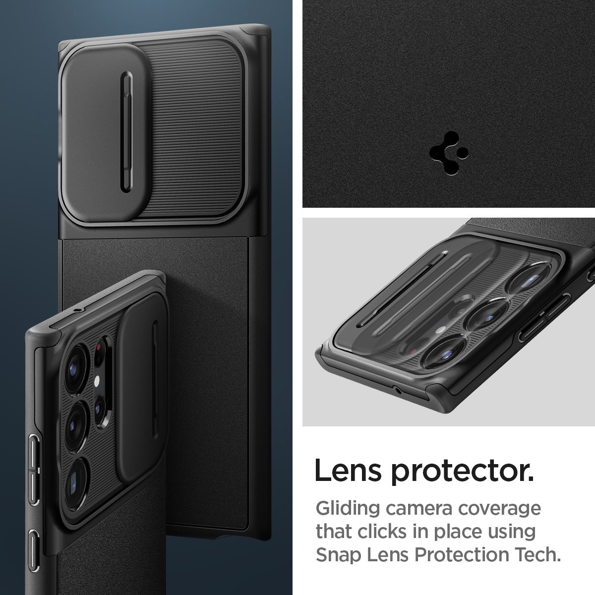 Spigen Optik Armor, black - Samsung Galaxy S23 Ultra (14)