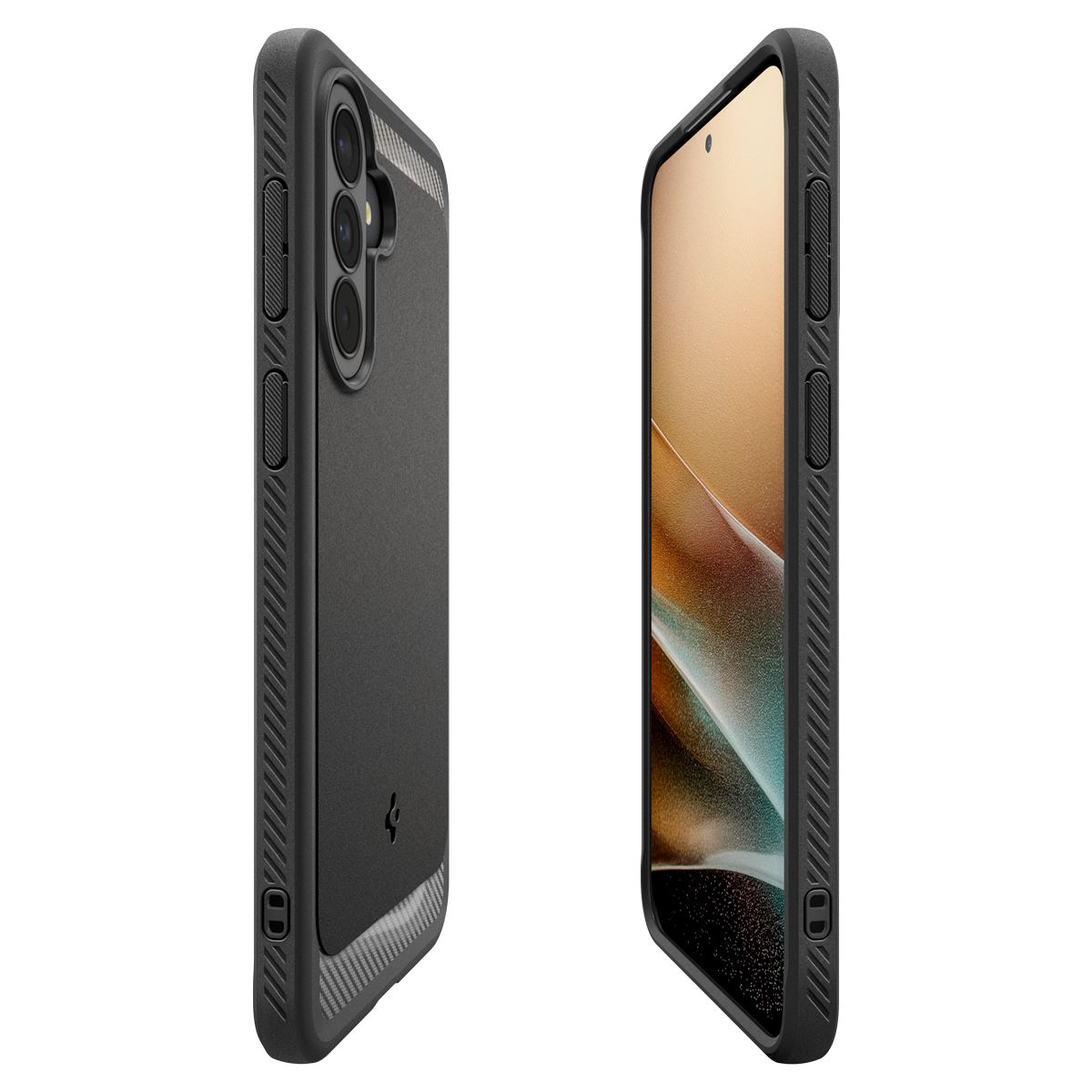 Spigen Rugged Armor, matte black - Samsung Galaxy A37 5G (7)