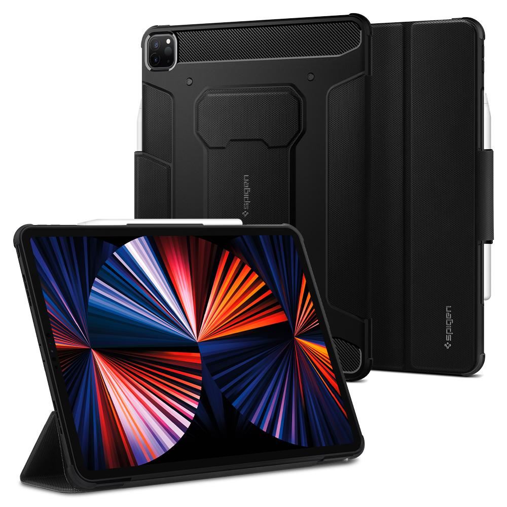 Spigen Rugged Armor Pro, black - iPad Pro 12.9 (2022/2021)