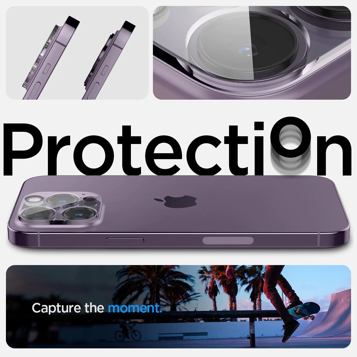 Spigen Glass Optik 2 Pack, clear - iPhone 14 Pro/iPhone 14 Pro Max (11)