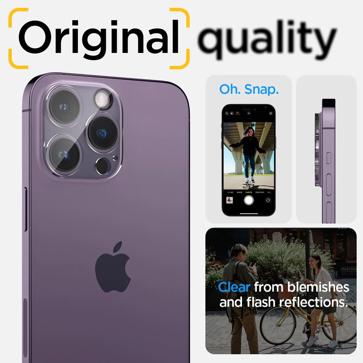 Spigen Glass Optik 2 Pack, clear - iPhone 14 Pro/iPhone 14 Pro Max (13)
