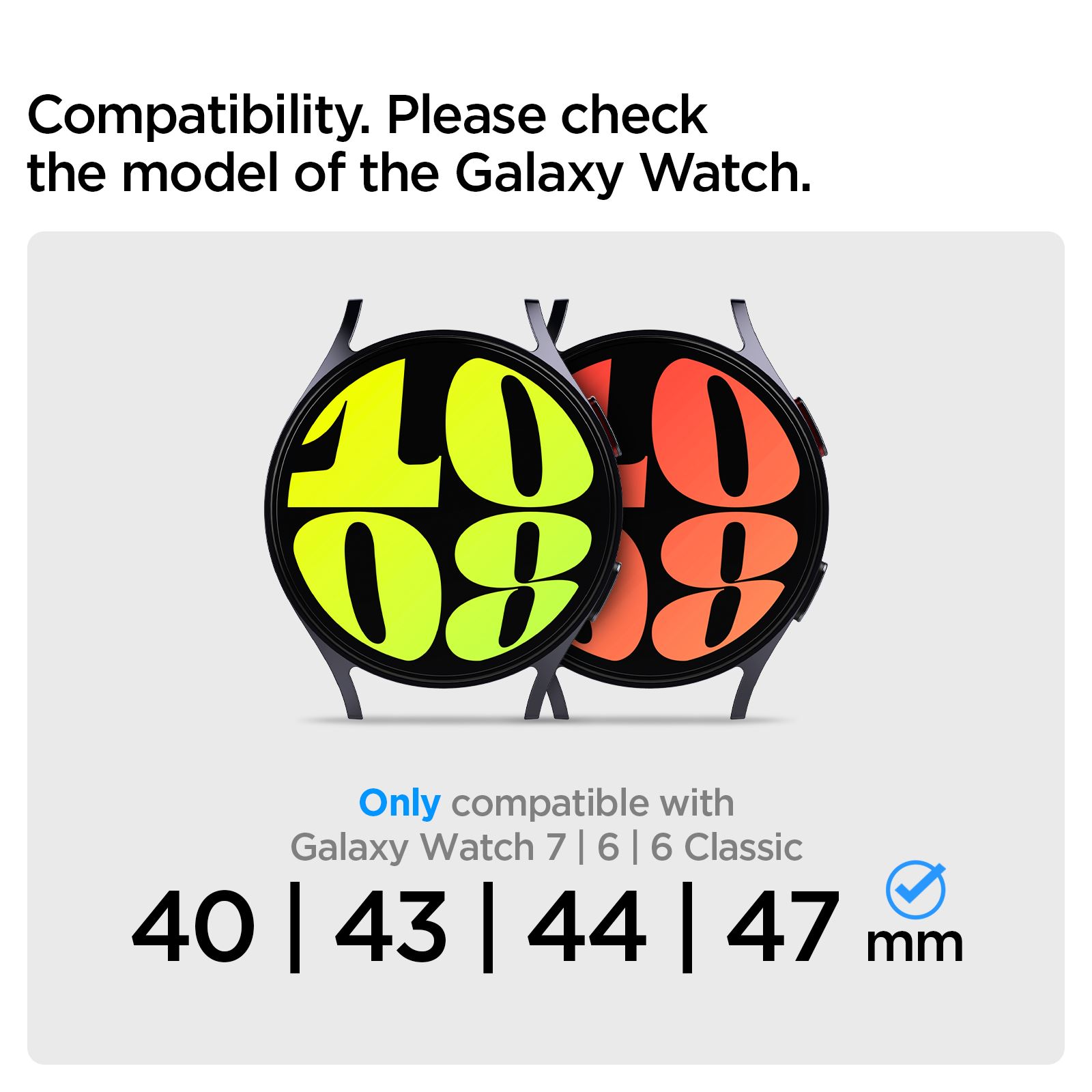 Spigen Modern Fit 316L, silver - Samsung Galaxy Watch7 44/40mm (9)