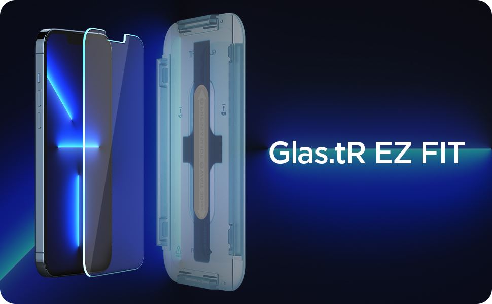 Spigen Glass tR EZ Fit HD open sensor 1 Pack - iPhone 14 Plus/13 Pro Max (2)