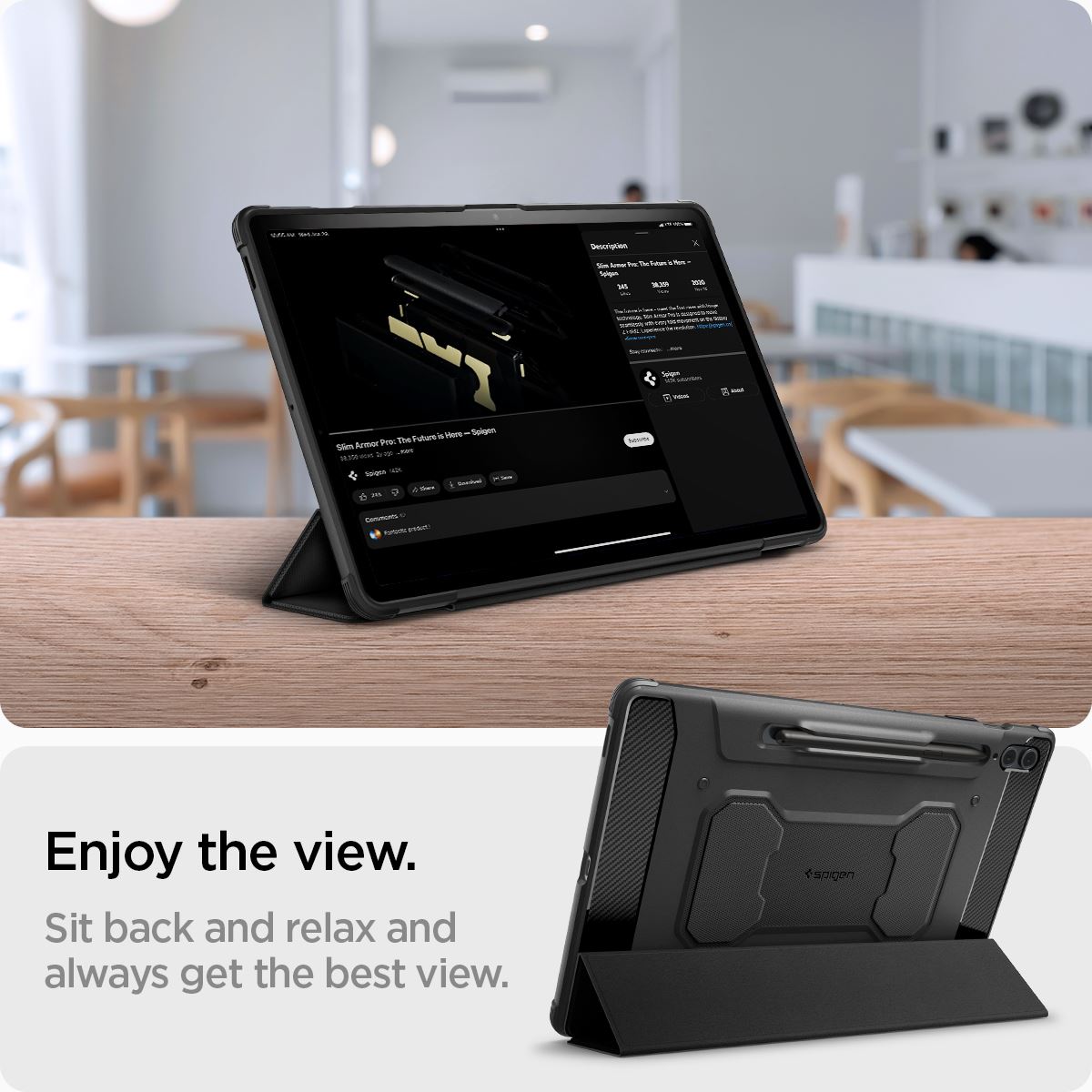 Spigen Rugged Armor Pro, black - Samsung Galaxy Tab S9 FE+ 2023 (13)