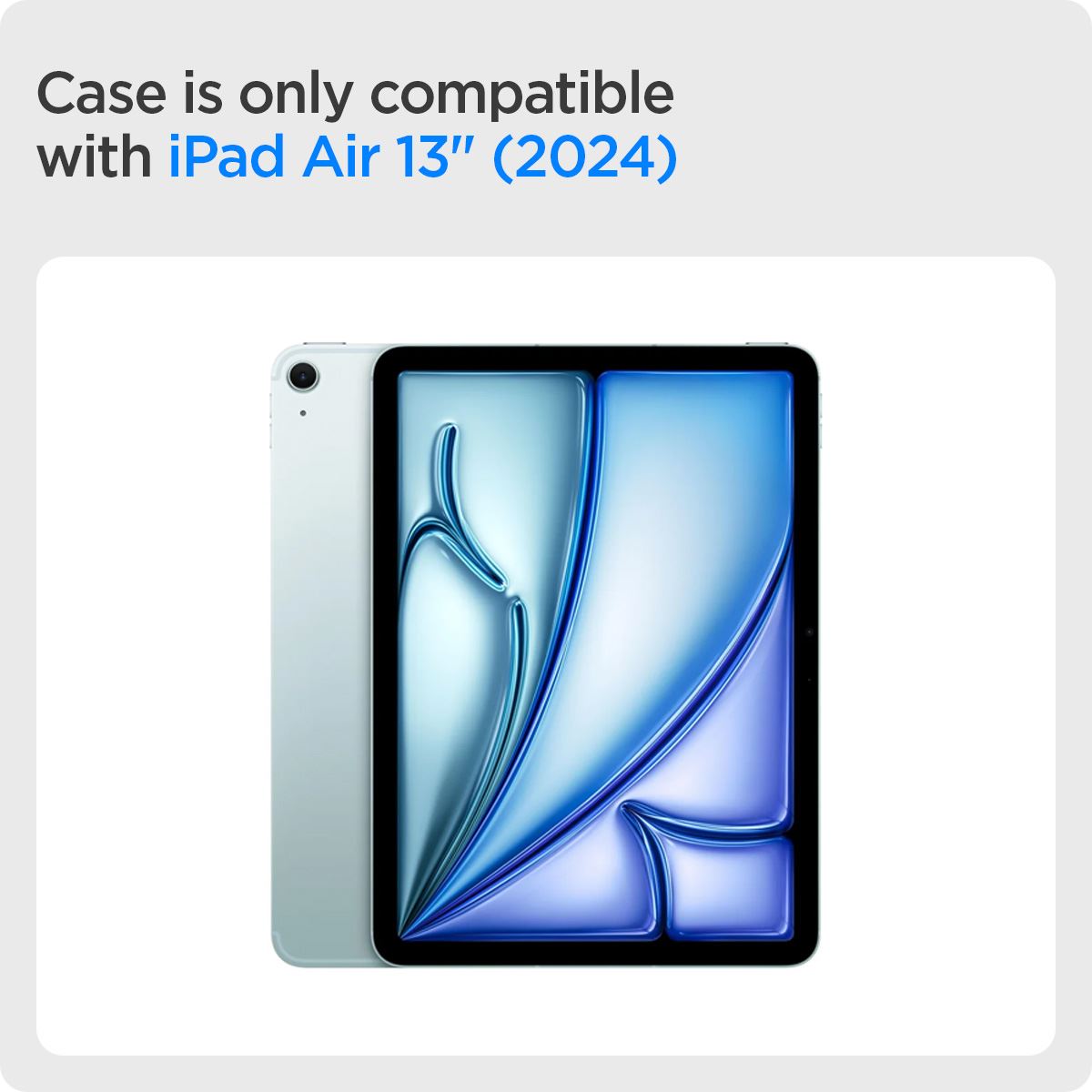 Spigen Air Skin Pro Onetap, gray - iPad Air 13" 2024/2025 (9)