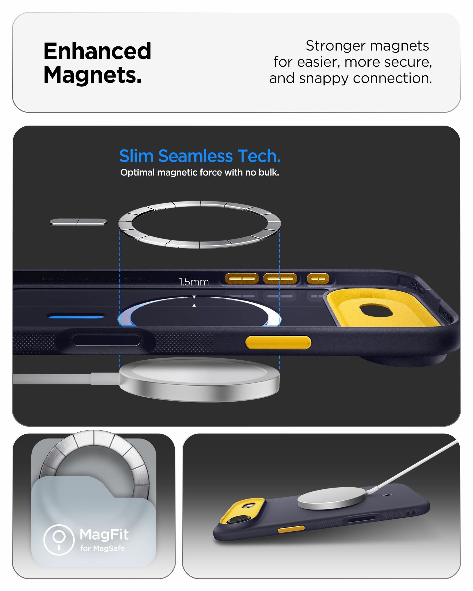 Spigen Nano Pop MagSafe, blueberry navy - iPhone Air (14)