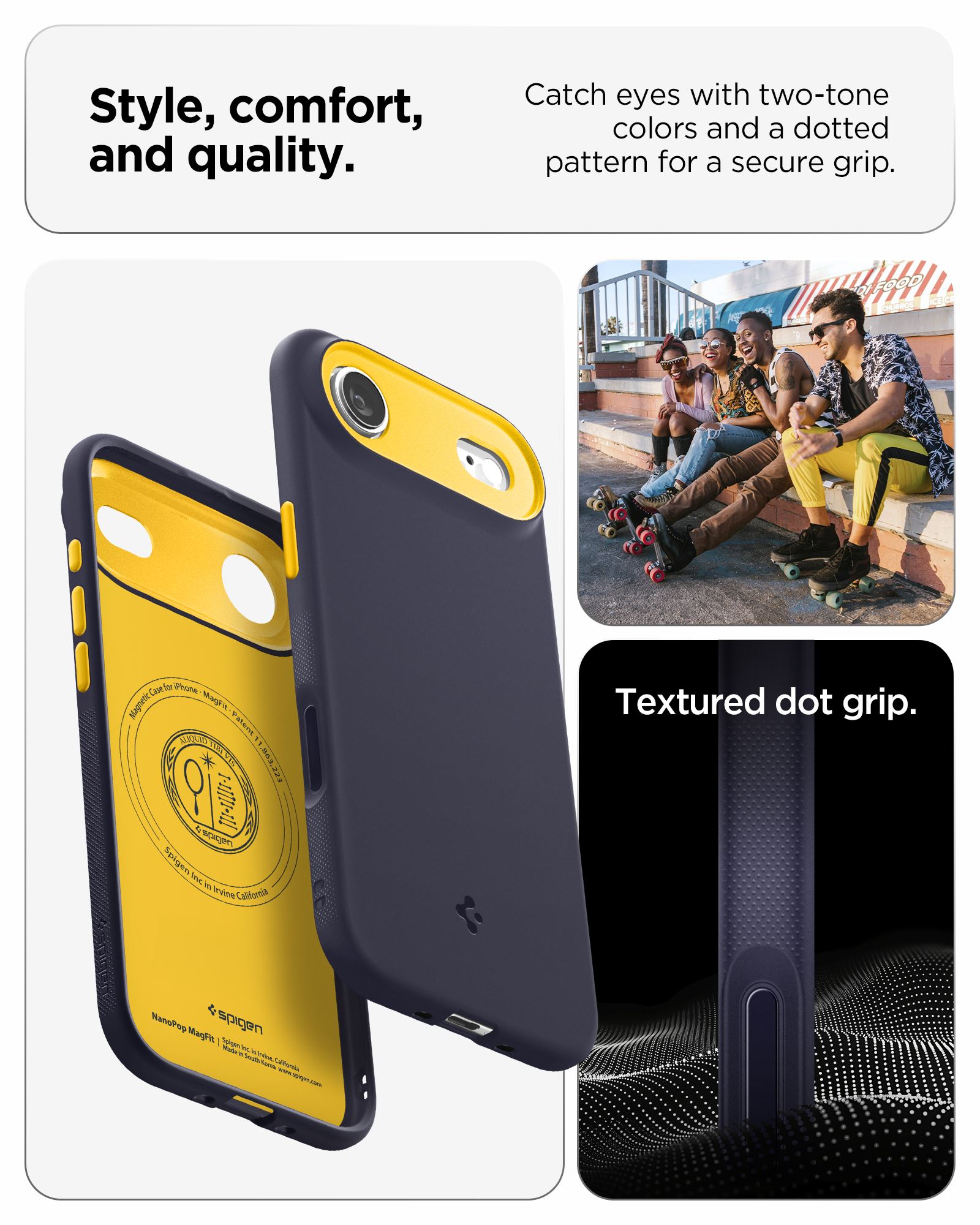Spigen Nano Pop MagSafe, blueberry navy - iPhone Air (15)