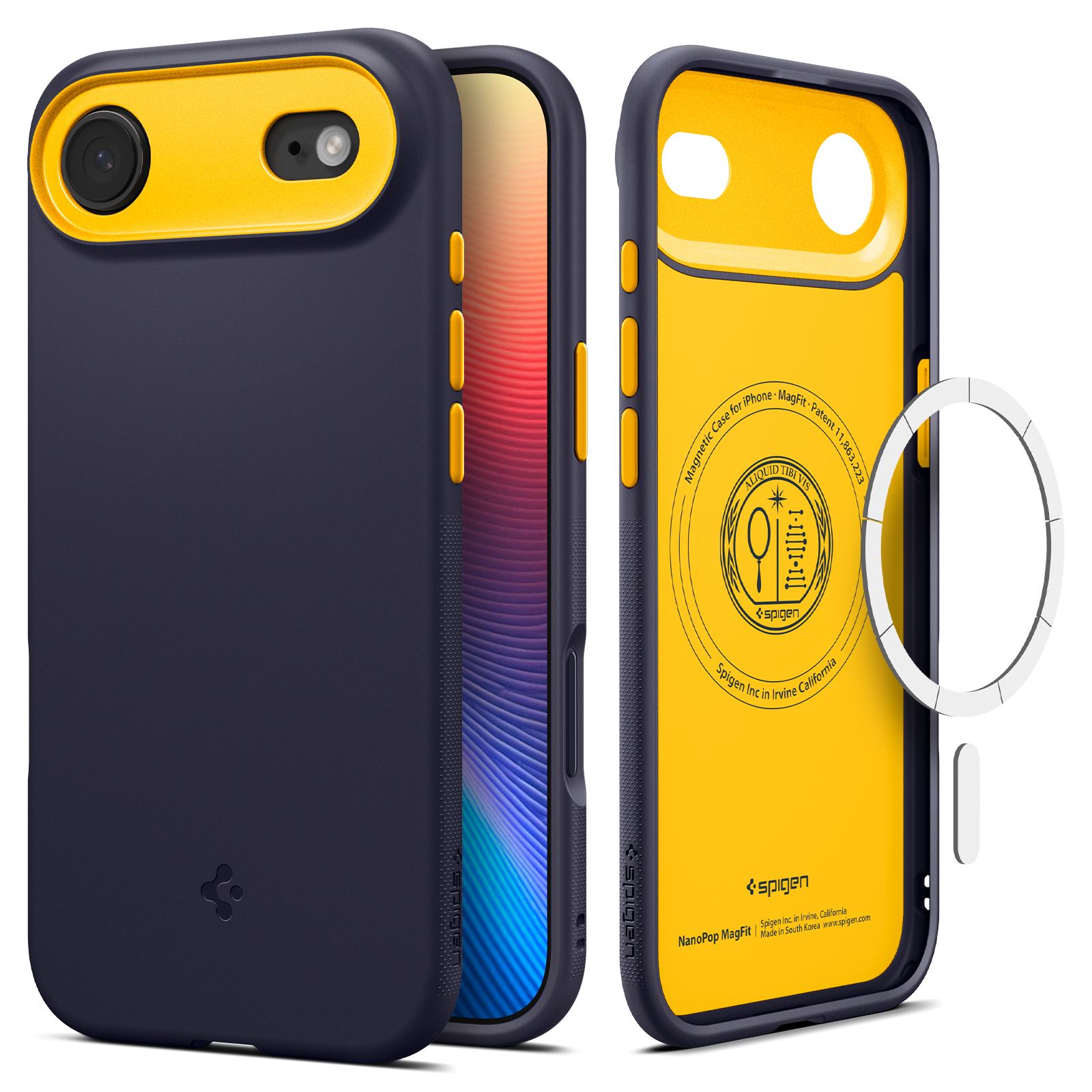 Spigen Nano Pop MagSafe, blueberry navy - iPhone Air