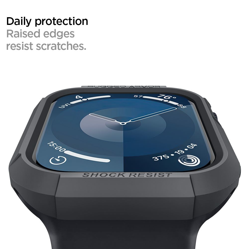 Spigen Rugged Armor, dark gray - Apple Watch 45mm/44mm (14)