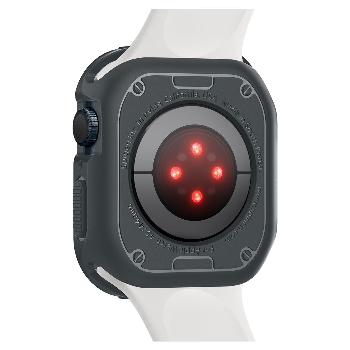 Spigen Rugged Armor, dark gray - Apple Watch 45mm/44mm (4)