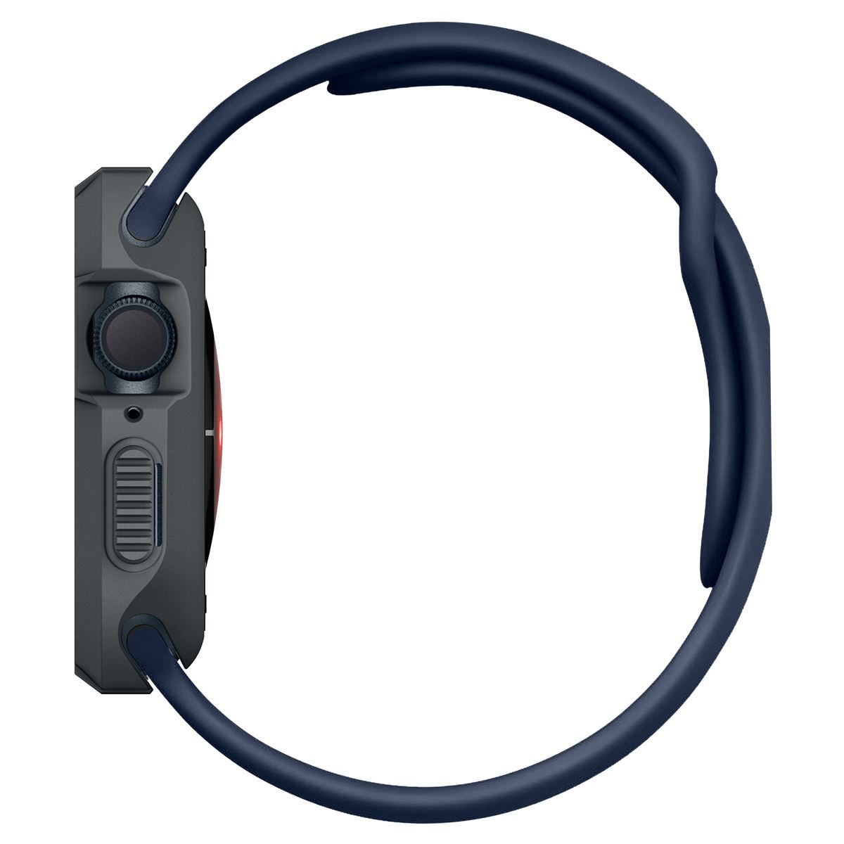 Spigen Rugged Armor, dark gray - Apple Watch 45mm/44mm (5)